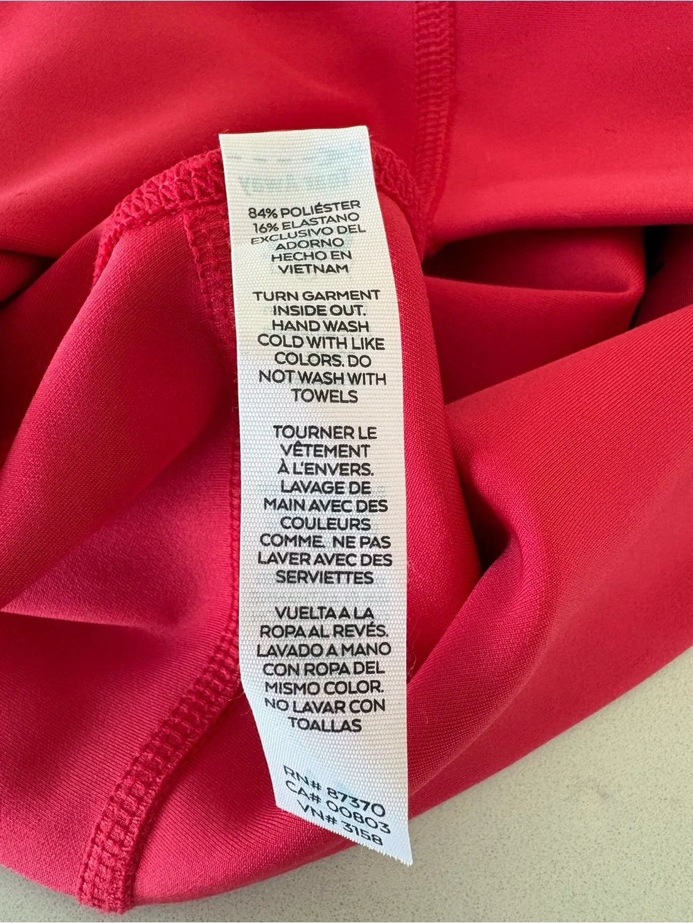 Alo Yoga Red 7/8 High-Waist Airlift Legging